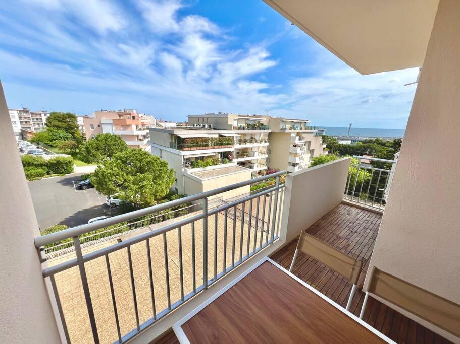 Spacieux T3 Terrasse Vue Mer Sète Extérieur photo
